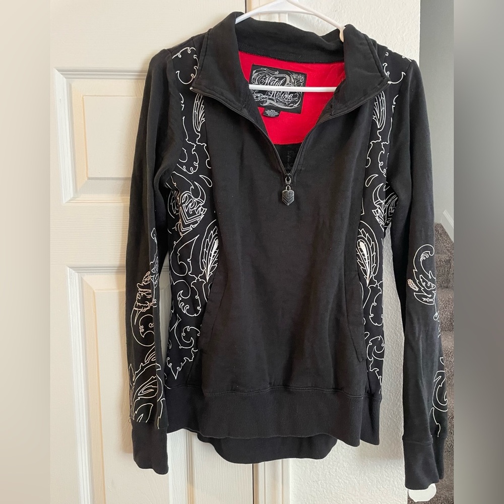 Metal mulisha half zip